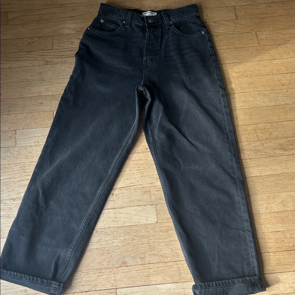 We the Free Black Cora Slouchy Jeans size 25